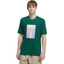 adidas Herren-T-Shirt mit Wasserfall-Grafik, Grün, KS2173