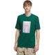 adidas Herren-T-Shirt mit Wasserfall-Grafik, Grün, KS2173