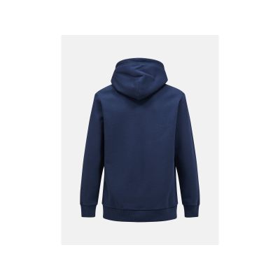 4. Peak Performance M Original Herren-Sweatshirt mit kleinem Logo und Reißverschluss, Marineblau