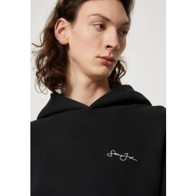 6. Sean John Script Logo Hoodie mit Artwork auf der Rückseite, Größe M, 6021388
