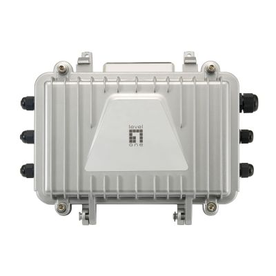 LevelOne PFE-1014R Netzwerk-Extender-Netzwerkempfänger Grau