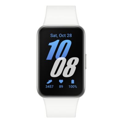 8. Samsung Galaxy Fit 3 (R390) Silbernes Sportarmband