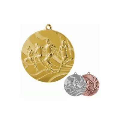 9. Goldmedaille – Laufen – Stahlmedaille 50 mm