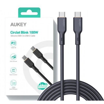 3. AUKEY CB-SCC101 USB-C QC PD-KABEL 1M 5A 100W