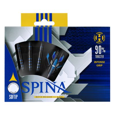 Harrows Spina Darts Schwarz 90% Softip HS-TNK-000013753