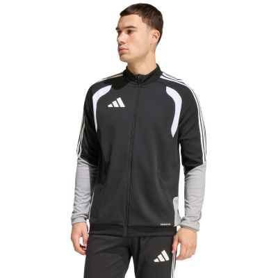 8. adidas Tiro 26 Competition Trainings-Sweatshirt für Herren, schwarz, grau und weiß, JX4260