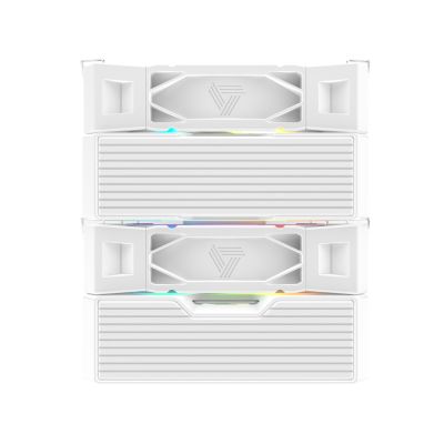 6. Montech NX600 ARGB Prozessor-Luftkühler 12 cm Weiß 1 Stück.