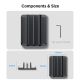 11. Spigen LD208S4 Schreibtisch-Organizer für Laptops, Tablets, Smartphones, Tastaturen – Grau