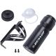 5. DUNLOP 750-ml-Fahrradflasche mit Flaschenhalter, schwarz