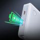 9. Baseus Airpow Lite 10000mAh 22,5W Powerbank mit integrierten USB-C- und Lightning Kabeln – Weiß