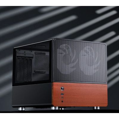 18. Jonsbo V12 PC-Gehäuse, Mini-Tower, Micro-ATX – schwarz