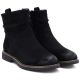 4. Schwarze Wildleder-Ankle-Boots für Damen, Jezzi ASA296-4