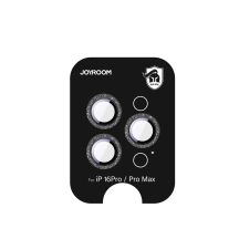 Joyroom JR-MSF0303 Glas-Displayschutzfolie für iPhone 16 Pro/16 Pro Max Linsen - Schwarz