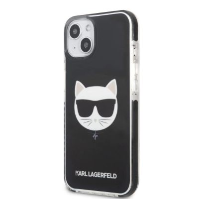 2. Karl Lagerfeld KLHCP13STPECK iPhone 13 mini 5.4" Hardcase schwarz/schwarz Choupette Head
