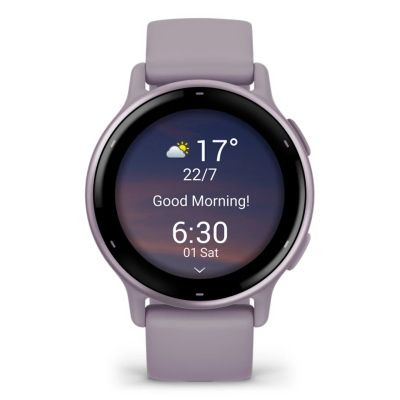 29. Garmin Vivoactive 5 42 mm Lila Uhr