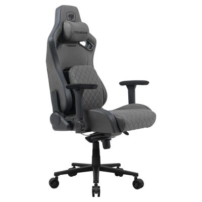 5. COUGAR CGR-DSF-GRB Universal-Gaming-Stuhl, gepolsterter Sitz, Grau