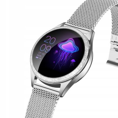 2. OroMed ORO-SMART CRYSTAL SILVER Smartwatch