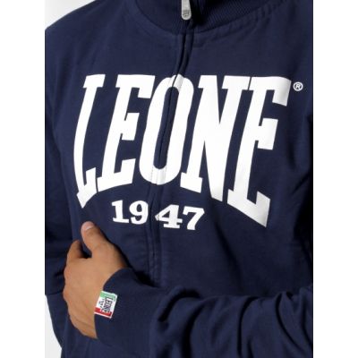 4. Herren Sweatshirt LEONE LSM314/S16 marineblau "M"
