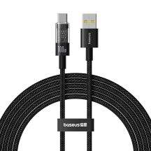 Baseus Gem USB-C-Kabel 100W 2m (Schwarz)