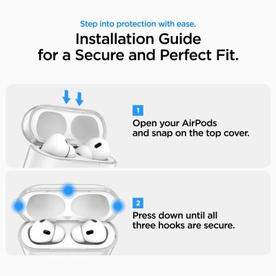 14. Spigen Liquid Crystal Hülle für AirPods Pro 3 – Transparent