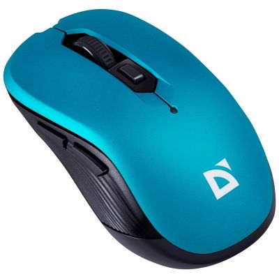 4. DEFENDER kabellose Maus GASSA MM-105 RF Silent Click, blau, 52102