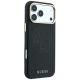 4. Guess Perforierte 4G Gold Logo Magsafe Hülle für iPhone 17 Pro Max / 18 Pro Max - Schwarz