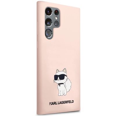 4. Karl Lagerfeld KLHCS23LSNCHBCP S23 Ultra S918 Hardcase pink/pink Silikon Choupette