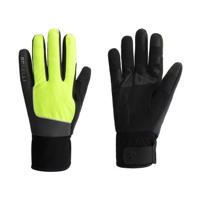 Rogelli Winterhandschuhe ESSENTIAL HIVIS fluor M