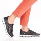 12. Rieker W RKR652 marineblaue durchbrochene Lederschuhe