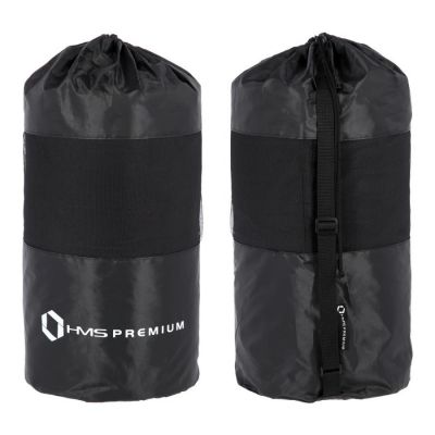 7. HMS AKM04 Premium Akupressurmatte, Schwarz, Set mit Kissen
