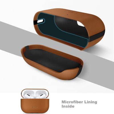 8. Tech-Protect NaturalFit Hülle für AirPods Pro 3 – Braun