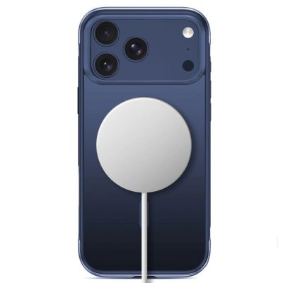 3. Tech-Protect MagAir MagSafe CC Hülle für iPhone 18 Pro / 17 Pro – Mattes Dunkelblau