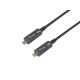Aktives optisches Kabel (USB-C, Stecker/Stecker), 5,0 m, PD 60 W, 4K/60 Hz, 10 Gbit/s, Video + Daten + PD)