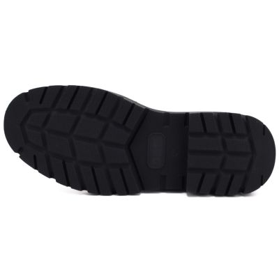 4. Schwarze Herren-Ankle-Boots aus Leder mit zwei Reißverschlüssen, Big Star UU174242