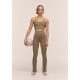 3. CASALL Damen Nahtlose Rippstrickhose mit Schlitz Grün