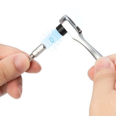 8. Rockbros Multitool-Fahrradwerkzeugset mit CO2-Pumpe und Ratschenschlüssel – Schwarz