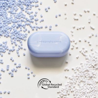 4. Energy Sistem Senshi Eco True Wireless Stereo (TWS) In-Ear-Headset für Anrufe/Musik/Sport/Alltag, Bluetooth, Hellblau