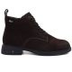 Damen-Ankle-Boots aus gefüttertem Wildleder, braun, Vinceza 39953