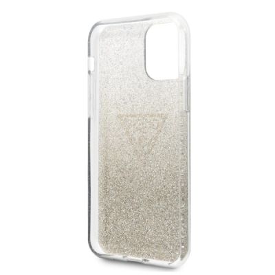 6. Guess GUHCN65SGTLGO iPhone 11 Pro Max Gold/Gold Hartschalenetui Glitter Triangle