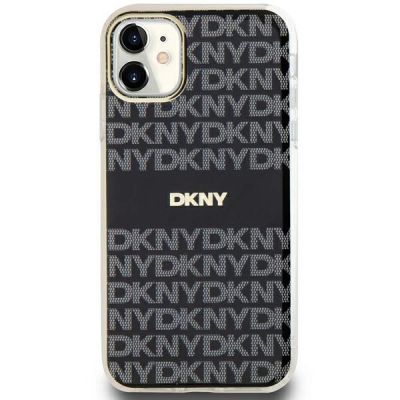 2. DKNY IML Mono & Stripe MagSafe Hülle für iPhone 11 / Xr – Schwarz