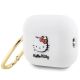 3. Hello Kitty Silikon 3D Kitty Head Hülle für AirPods Pro 2 (2022/2023) – weiß