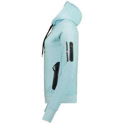 4. Damen-Hoodie Geographical Norway Fabuleuse EO Lady 100 BLEU CIEL (WU5303F/GNO-SKY BLUE)