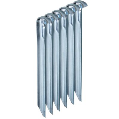 2. Zeltnägel 20,5 cm Set 6 Stück Metall Enero Camp