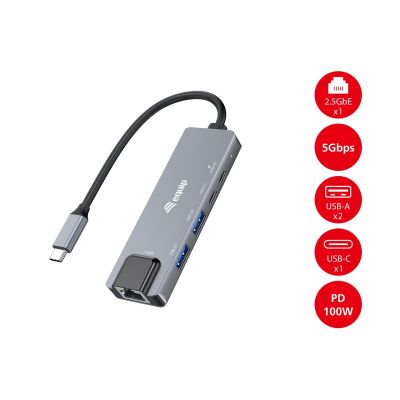 6. USB Equip 133496 Adapter USB 3.2 Gen 1 (3.1 Gen 1) Typ-C Grau