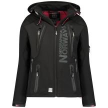 Damen-Softshelljacke Geographical Norway TISLANDE LADY BLACK 007 (WU4016F/GN-BLACK)