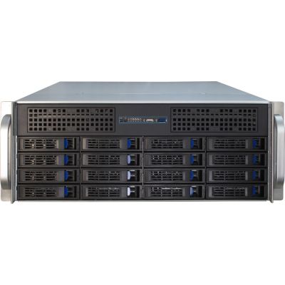 3. Inter-Tech 4U-4416L Rack Schwarz, Silber