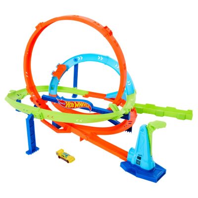6. Hot Wheels Action Set Loop Cyclone Challenge HTK16 MATTEL