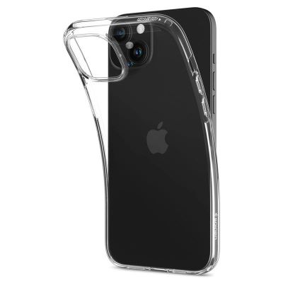 12. Spigen Crystal Flex Hülle für iPhone 15 Plus – transparent