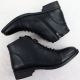 20. Schwarze Damen-Arbeitsstiefel mit Socken Sabatina