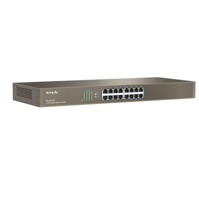 Tenda TEG1016G Netzwerk-Uplinks Unmanaged Gigabit Ethernet (10/100/1000) 1HE Blau